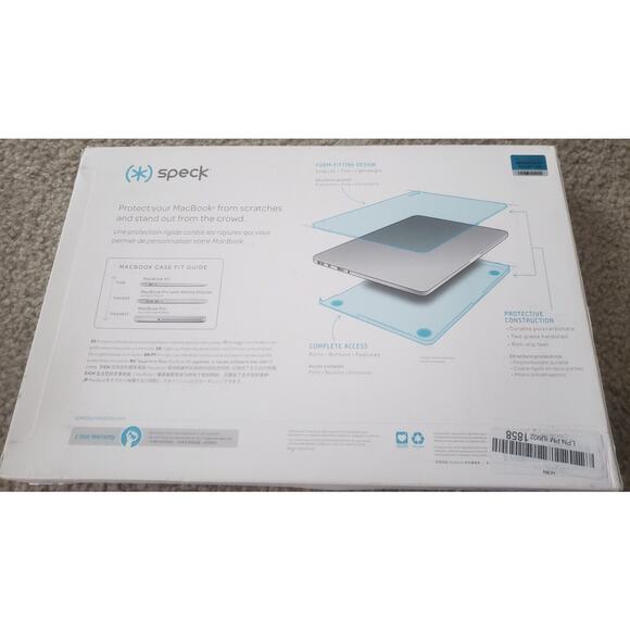 Speck Smartshell Case Macbook Pro 13 Inch Orange New In Box Lightweight Smooth - Picture 3 of 3